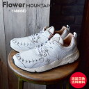 楽天アルカヤ靴店【返品交換送料無料】Flower MOUNTAIN フラワー マウンテン YAMANO ヤマノ WHITE ホワイト 靴 スニーカー シューズ 【あす楽対応】