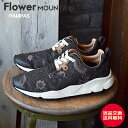 【返品交換送料無料】Flower MOUNTAIN フラワー マウンテン PAMPAS Strawberry thief パンパス ストロベリーシーフ BLACK ブラック 靴 スニーカー シューズ