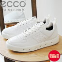 ★5/1限定！P最大38.5倍！要エントリー★【返品交換送料無料】ECCO エコー STREET 720 M ストリート720 メンズ WHITE ホワイト GORE-TEX ゴアテックス 靴 スニーカー コンフォート シューズ【あす楽対応】