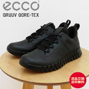 ★5/5限定！P最大36.5倍！要エントリー★【返品交換送料無料】ECCO エコー ECCO GRUUV GORE-TEX MEN 039 S SNEAKER グルーブ ゴアテックス メンズ スニーカー BLACK ブラック 靴 スニーカー シューズ 【あす楽対応】