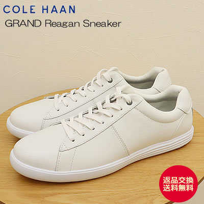 ★5/9-16★P最大47.5倍！要エントリー★COLE HAAN コールハーン GRAND Reagan Sneaker グランド レーガン スニーカー OPTIC WHITE オプティックホワイト メンズ 靴 シューズ