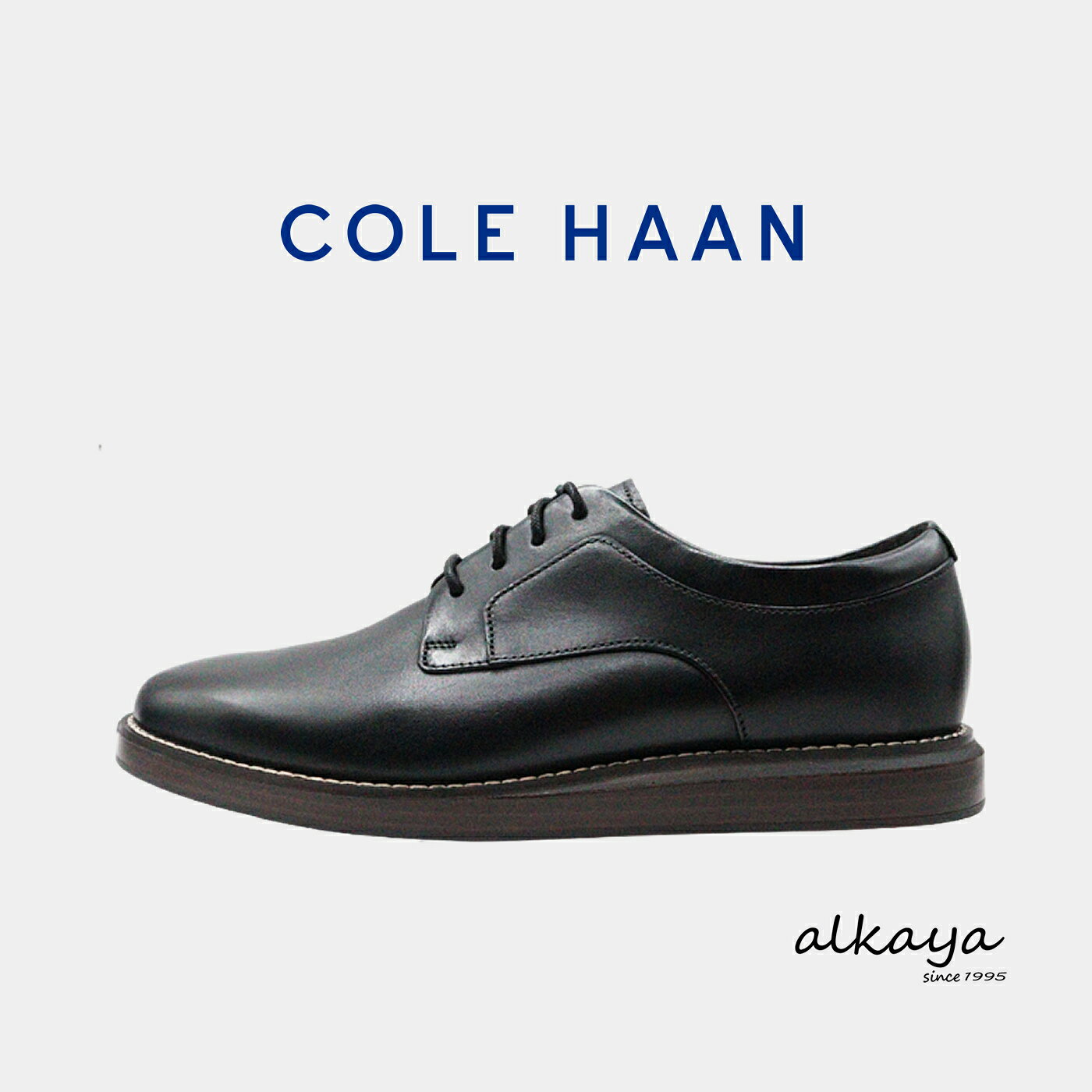 【返品交換送料無料】COLE HAAN コールハーン GRAND NEOCLASSIC PLAIN TOE OXFORDS グランド ネオクラシック プレーントゥ オックスフォード BLACK/DK NATURAL ブラック/ダークナチュラル メンズ 靴 シューズ