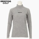 【即納】BRIEFING GOLF ブリーフィング ゴルフ HOL WS WOOL HEAT UNDER SHIRT ウィメンズ ウール ヒート アンダー シャツ GRAY グレー インナー レディース 【正規取扱店】ルフエ ruffue