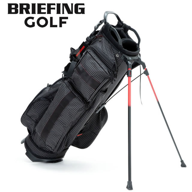 ★11/25限定!P最大40倍&最大100%ポイントバック!?【即納】BRIEFING GOLF ブリーフィング ゴルフ キャディバッグ CR-7 #03 BL...