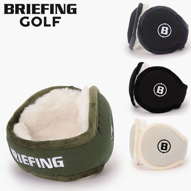 【即納】BRIEFING GOLF ブリーフィング ゴルフ STORMFLEECE EAR MUFF ストームフリース イヤーマフ SAND サンド BLACK ブラック CHARCOAL チャコール OLIVE オリーブメンズ レディース ラウンド用品　【正規取扱店】ルフエ ruffue ギフト プレゼント 贈り物