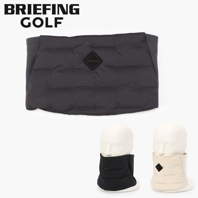 ★11/30限定！P最大31倍＆最大100％ポイントバック！？【即納】BRIEFING GOLF ブリーフィング ゴルフ HYBRID DOWN NECK WARMER ハイブリッド ダウン ネック ウォーマー BLACK ブラック BEIGE ベージュ CHARCOAL チャコール【正規取扱店】