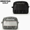 【即納】BRIEFING GOLF ブリーフィング ゴルフ MK POUCH S LEOPARD JQ ポーチ エスサイズ レオパード ジャガード BLACK ...