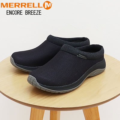 MERRELL メレル ウィメンズ ENCORE BREEZE 5 アンコールブリーズ 5 BLACK ブラック 靴 スニーカー クロッグ スリップオン スリッポン シューズ レディース【あす楽対応】