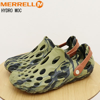 MERRELL メレル HYDRO MOC ハイドロ モック BLACK/MOSSTONE ブラック/モストーン スリップオン スリッポン アウトドア ウォーター シューズ 靴【あす楽対応】