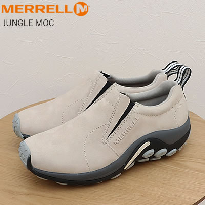 ★5/10限定！P最大36.5倍！要エントリー★MERRELL メレル ウィメンズ JUNGLE MOC ジャングルモック OYSTER オイスター 靴 スニーカー スリップオン スリッポン シューズ レディース 撥水