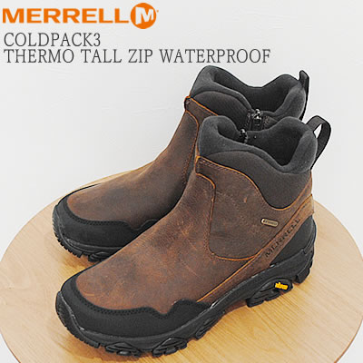 ★11/25限定!P最大40倍&最大100%ポイントバック!?MERRELL メレル COLDPACK3 THERMO TALL ZIP WATERPROOF ...