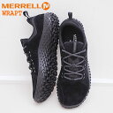 ★5/5限定！P最大26.5倍！要エントリー★MERRELL メレル メンズ レディース WRAPT ラプト BLACK/BLACK ブラック/ブラック 靴 スニーカー アウトドア コンフォート シューズ ベアフット【あす楽対応】