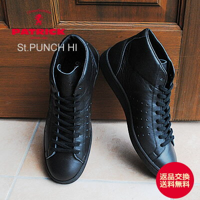 ★11/25限定!P最大40倍&最大100%ポイントバック!?【返品交換送料無料】PATRICK パトリック St.PUNCH-HI セント パンチ ハイ ブラ...