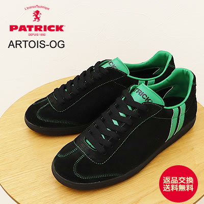 【返品交換送料無料】店舗限定 PATRICK パトリック ARTOIS-OG アートイス オリジン GRN グリーン 靴 スニーカー シューズ【あす楽対応】