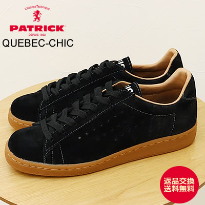 PATRICK パトリック QUEBEC-CHIC ケベック・シック BLK ブラック 靴 スニーカー　シューズ　日本製