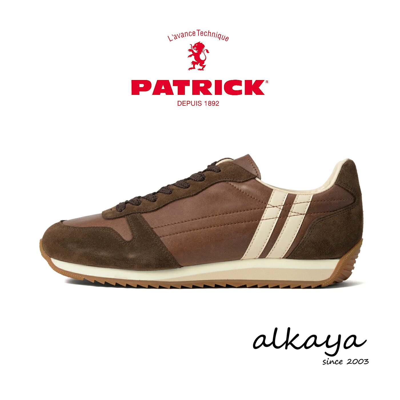 ★12/4-11限定！P最大38倍＆最大100％ポイントバック！？【返品交換送料無料】PATRICK パトリック VISSO ヴィッソ CHO チョコ 靴 スニーカー シューズ