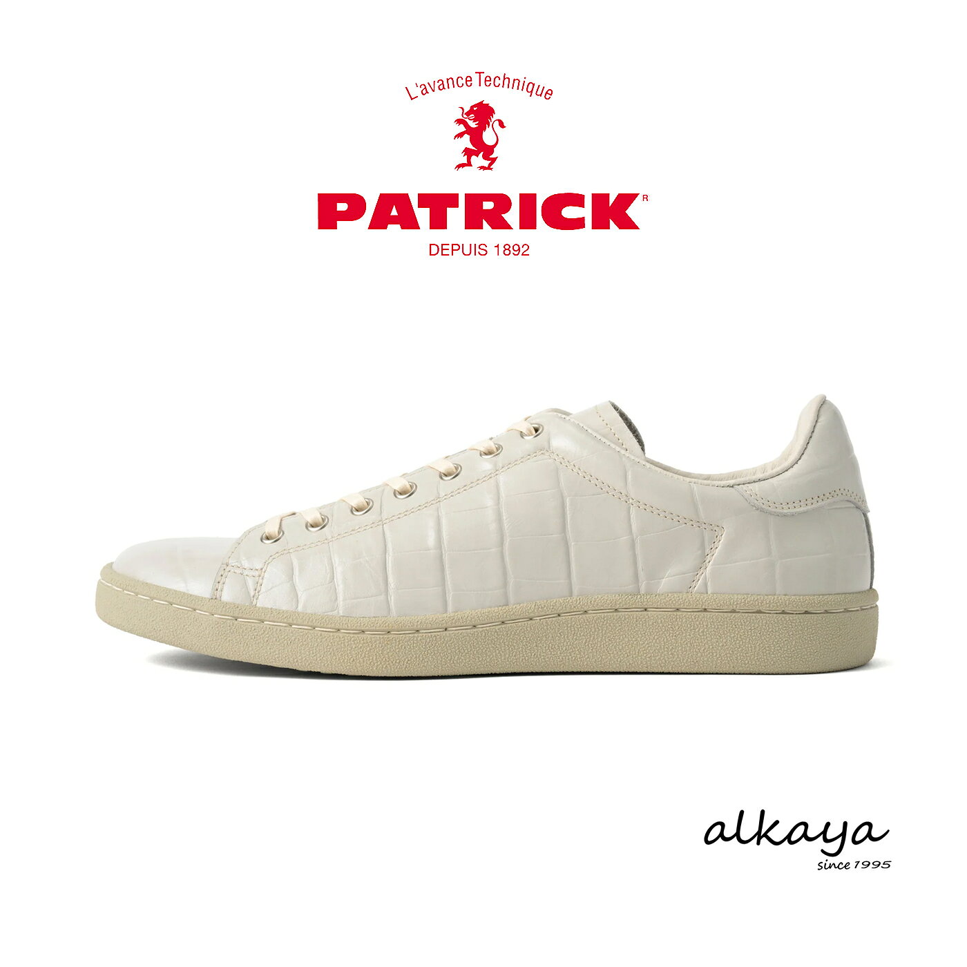 樂天商城 - ★4/30限定！ポイント最大29倍！要エントリー！【返品交換送料無料】PATRICK パトリック PUNCH-LCR パンチ・ラージクロコ GRY グレー 靴 スニーカー シューズ メンズ レディース ギフト プレゼント 贈り物