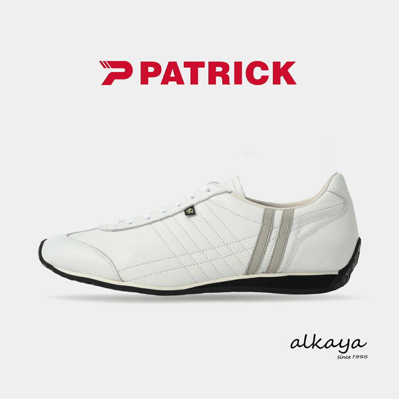 【返品交換送料無料】PATRICK パトリック PAMIR+ パミール・プラス WHT ホワイト 靴 スニーカー 軽量 軽いシューズ メンズ レディース ギフト プレゼント 贈り物 レザー 本革 カジュアル ビジネス