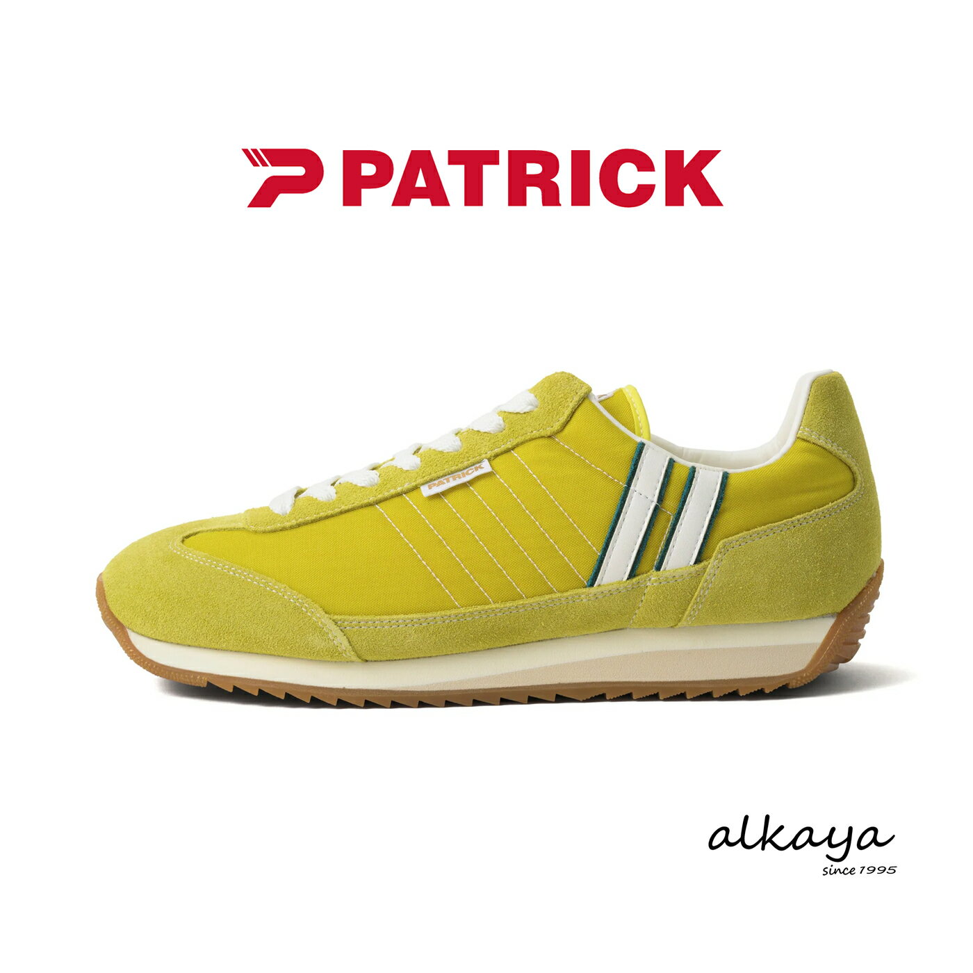樂天商城 - ★4/25限定！ポイント最大39倍！要エントリー！【返品交換送料無料】PATRICK パトリック MARATHON-CALM マラソン・カーム LIME ライム 靴 スニーカー 軽量 軽い シューズ メンズ レディース