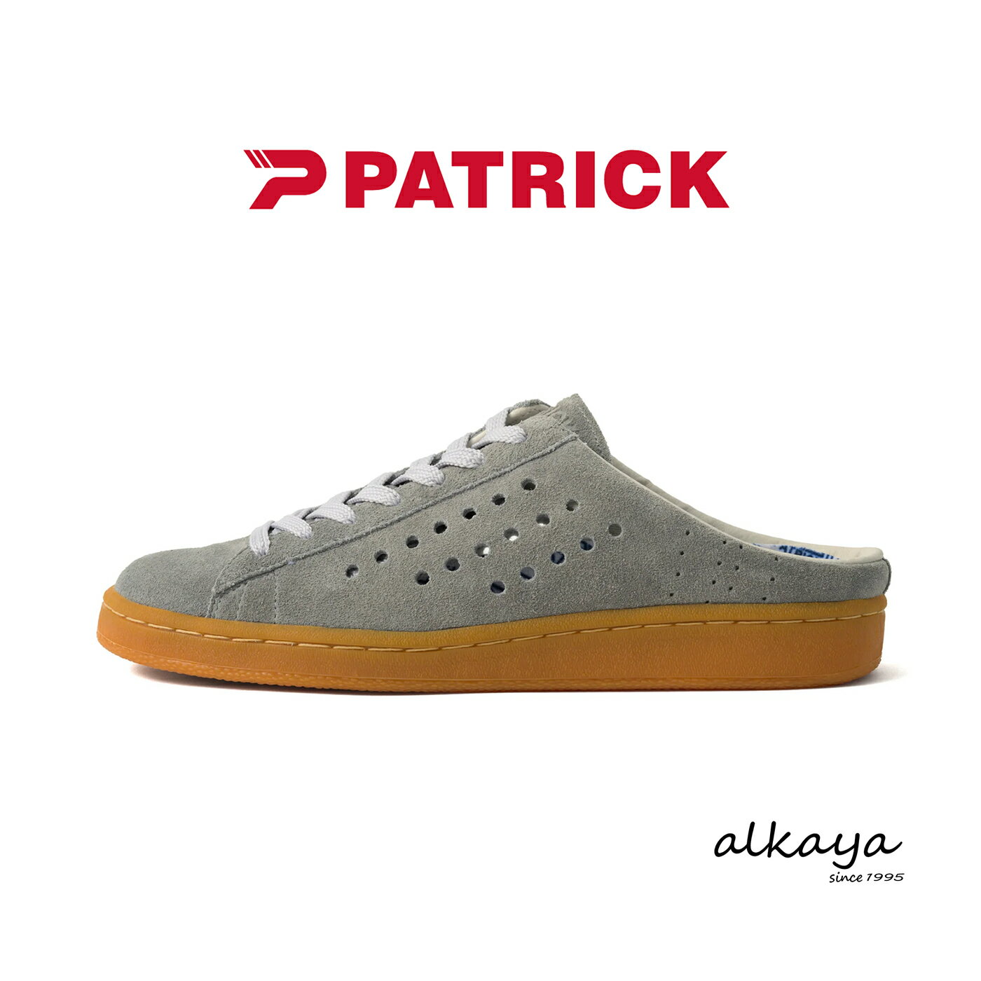 樂天商城 - 【返品交換送料無料】PATRICK パトリック QUEBEC-MULE2 ケベック・ミュール2 V-GRY ベロア-グレー 靴 スニーカー シューズ 日本製 メンズ レディース ギフト プレゼント 贈り物