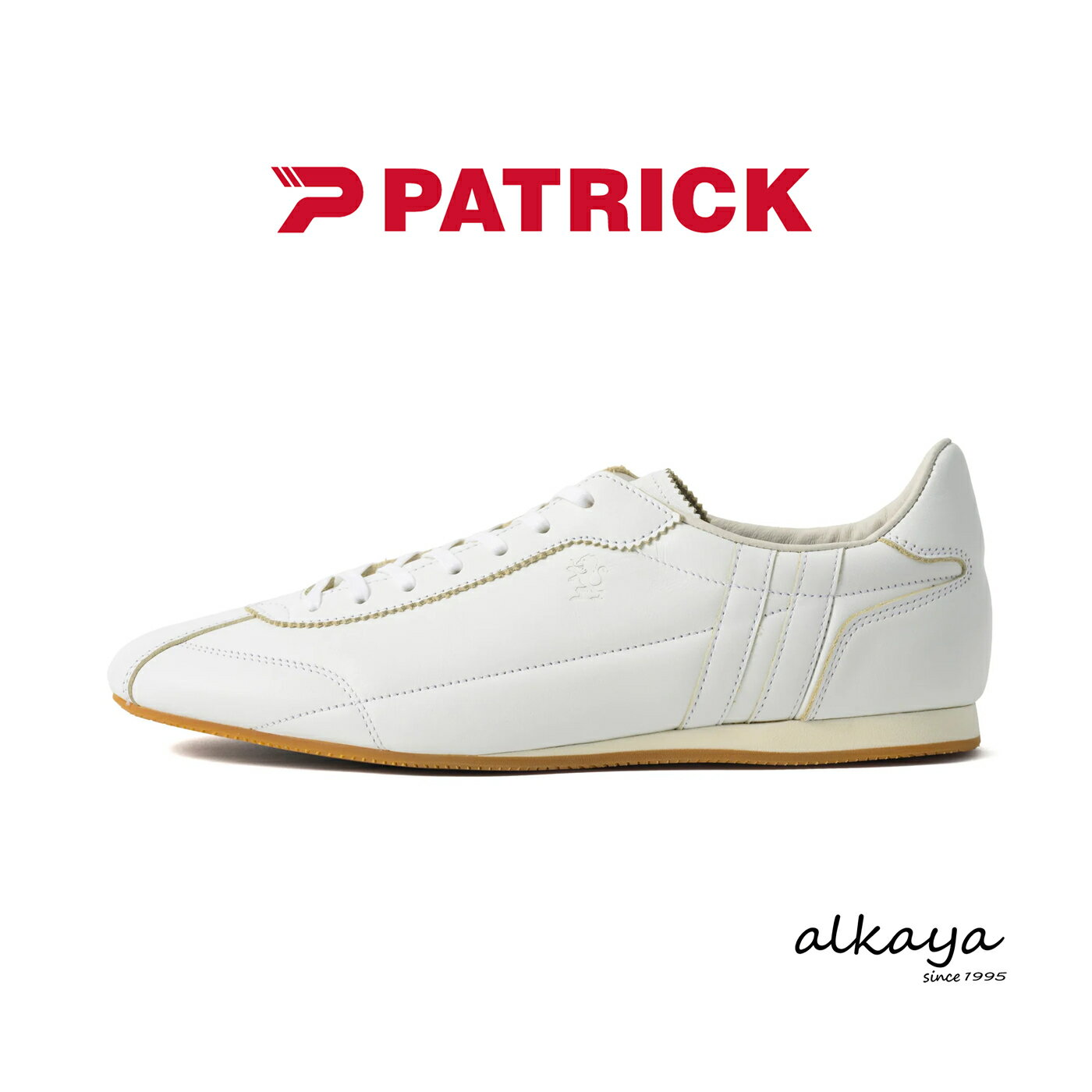 Rakuten - ★6/4-11限定！P最大39倍！最大100％ポイントバック！？★【返品交換送料無料】PATRICK パトリック DATIA-LE ダチア・レザー WHT ホワイト 靴 スニーカー 軽量 軽いシューズ メンズ レディース ビジネス ビジカジ カジュアル