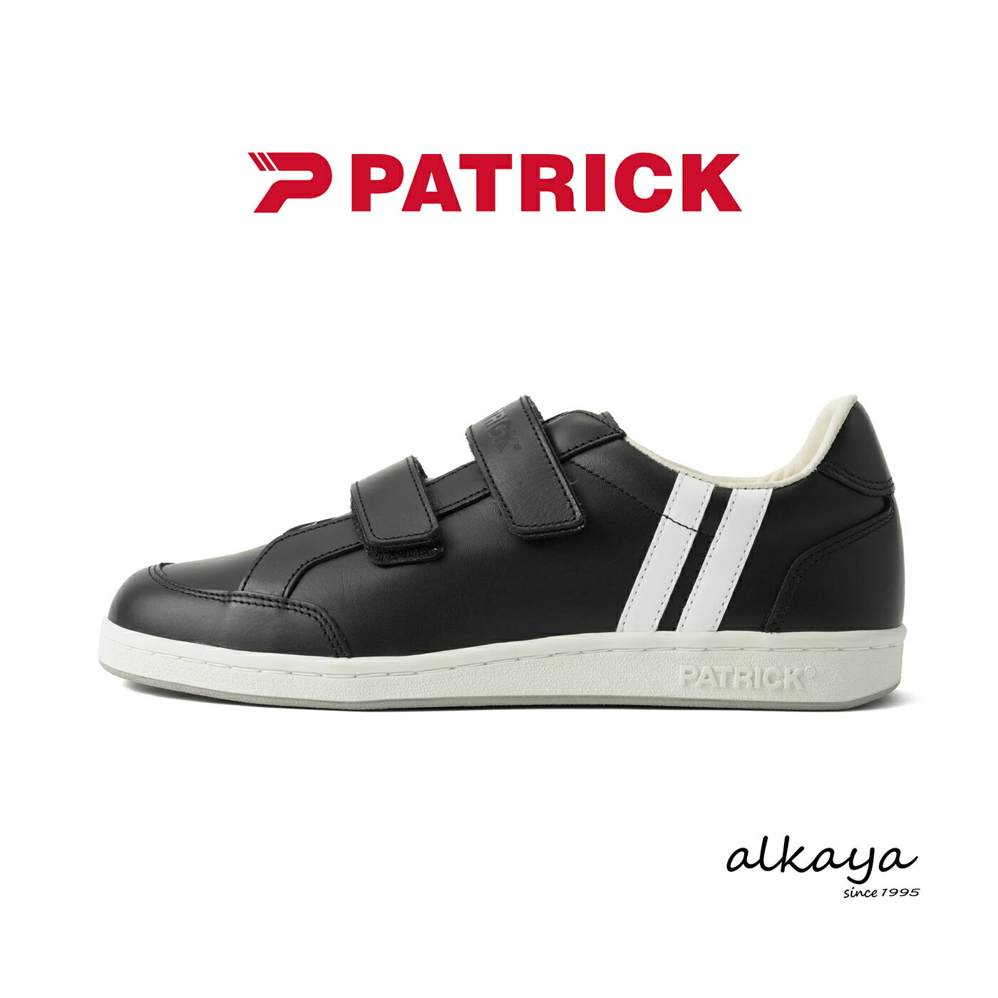 Rakuten - ★6/4-11限定！P最大39倍！最大100％ポイントバック！？★【返品交換送料無料】PATRICK パトリック LUNI ルーニ BLK ブラック 黒 靴 スニーカー 軽量 軽いシューズ メンズ レディース ギフト プレゼント