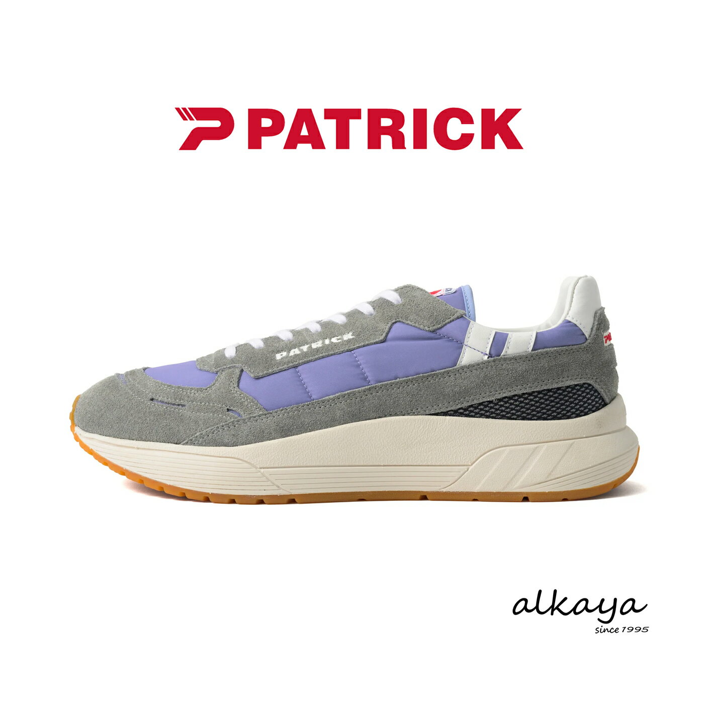 Rakuten - ★6/5限定！P最大40倍！最大100％ポイントバック！？★【返品交換送料無料】PATRICK パトリック MX90-LF エムエックス90・リーフ VLT バイオレット 靴 スニーカー 軽量 軽い シューズ メンズ レディース