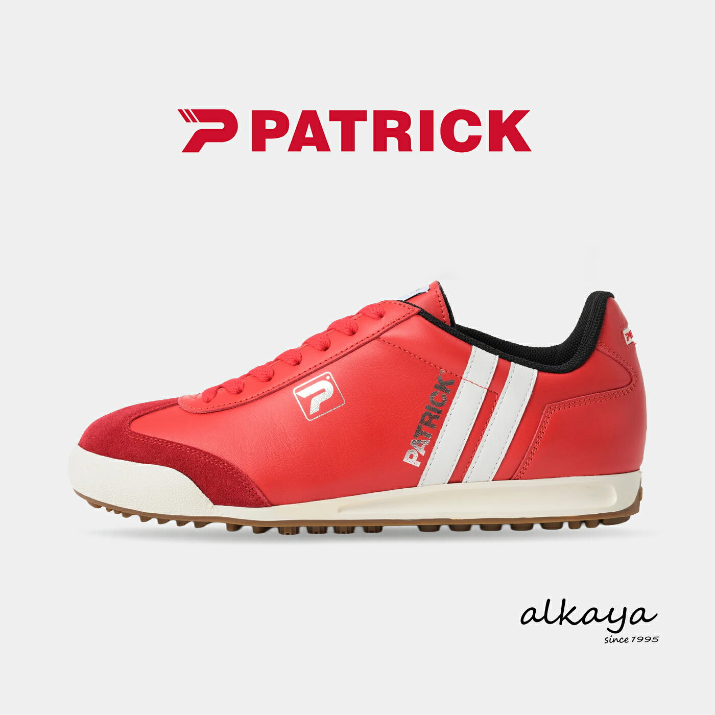 樂天商城 - 【返品交換送料無料】PATRICK パトリック LIVERPOOL-CP/L リバプール・カップ/レザー RED レッド 靴 スニーカー スパイクレス ゴルフシューズ 日本製 メンズ レディース ギフト プレゼント 贈り物