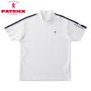 ★7/15限定!P最大22.5倍&最大100%ポイントバック!?【返品交換送料無料】PATRICK GOLF パトリック ゴルフ メンズ プラスリッチメッシュモックネック WHT ホワイト 半袖シャツ ショートスリーブ 吸汗速乾 UVカット