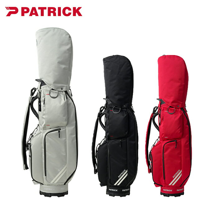Marie Claire - 【即納】PATRICK パトリック CADDIE BAG LP キャディバッグ BLK ブラック WHT ホワイト RED レッドメンズ レディース GOLF パトリックゴルフ カート型 8.5型 約3.1kg ギフト プレゼント 贈り物
