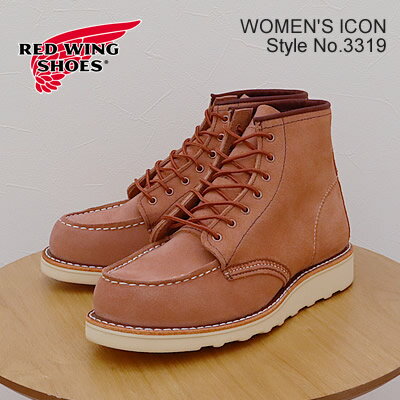 ★スーパーSALE限定！ポイント最大100％バック!?要エントリー★RED WING レッドウィング 3319 WOMEN'S 6" Classic Moc ウィメンズ 6インチ クラシックモック Dusty Rose"Abilene" ダスティローズ"アビリーン" ラフアウト スエード