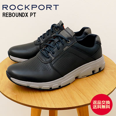 ★5/18限定！ポイント100％バック!?要エントリー★ROCKPORT ロックポート REBOUNDX PLAIN TOE リバウンドエックス プレーン トゥ RPI-CJ3049W NEW DRESS BLUES ニュードレス ブルー ウォーキングシューズ レザー カウレザー メンズ