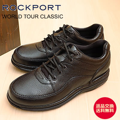 ★5/10限定！P最大46.5倍！要エントリー★【返品交換送料無料】ROCKPORT ロックポート WORLD TOUR CLASSIC ワールドツアー クラシック RPI-K71185W BLACK ブラック ウォーキングシューズ レザー カウレザー メンズ【あす楽対応】