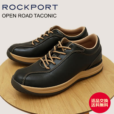 【返品交換送料無料】ROCKPORT ロックポート OPEN ROAD TACONIC オープンロード タコニック RPL-ML0001W BLACK BURNISHED ブラック バーニッシュ シューズ ウォーキングシューズ スニーカー レザー カウレザー メンズ【あす楽対応】