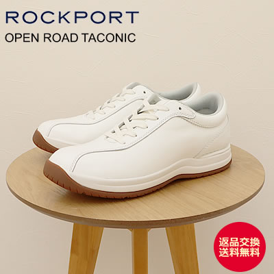 ★5/10限定！P最大46.5倍！要エントリー★【返品交換送料無料】ROCKPORT ロックポート OPEN ROAD TACONIC オープンロード タコニック RPL-ML0007W WHITE LEATHER ホワイト シューズ ウォーキングシューズ スニーカー レザー カウレザー メンズ【あす楽対応】