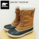 ★9/10限定!P最大35倍&最大100%ポイントバック!?SOREL ソレル 1964 PAC NYLON WP 1964 パックナイロン ウォータープルーフ Camel Brown, Black キャメルブラウン ブラック 靴 シューズ ウィンター ブーツ 防水 防寒 メンズ