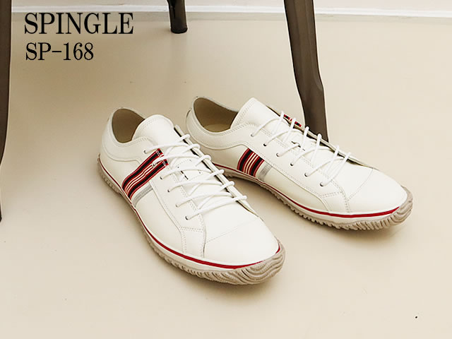 ★9/4-11限定！P最大31倍＆最大100％ポイントバック！？【返品交換送料無料】SPINGLE スピングル SP-168 WHITE/RED ホワイト/レッド 靴 スニーカー シューズ スピングルムーヴ スピングルムーブ