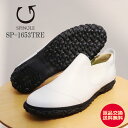 ★7/19-26★P最大29.5倍&最大100%ポイントバック!?【返品交換送料無料】SPINGLE スピングル SP-1653TRE WHITE/BLACK ホワイト/ブラック 撥水加工 靴 スニーカー ゴルフ シューズ 右利き専用 GOLF