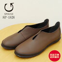 ★最大100%ポイントバック!?要エントリー★【返品交換送料無料】SPINGLE スピングル SP-1826 DARK BROWN ダークブラウン 靴 レディーススニーカー シューズ スリップオン スリッポン