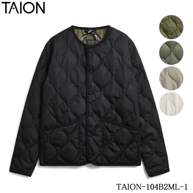 ¨ǼTAION  UNISEX MILITARY CREW NECK DOWN JKT ˥å ߥ꥿꡼ 롼ͥå 󥸥㥱å ʡ  ʡ ɴ 󥸥㥱å  ǥ  ߥ꥿꡼ 饤ȥ 饤ȥȥ