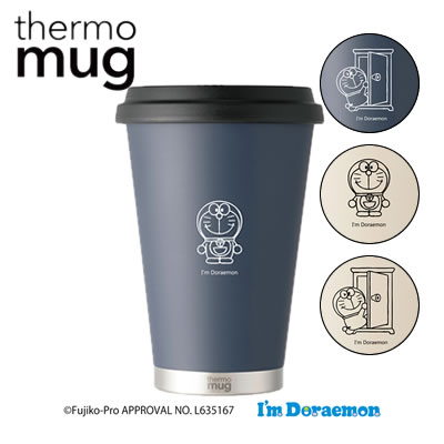 thermo mug サーモマグ Mobile Tumbler Mini I’M DORAEMON モバイルタンブラーミニ アイムドラえもん ホワイト/アイスブルー 300ml 保温 保冷 水筒