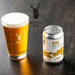 ブラッスリー・ノット バード BIRD PALE ALE ABV5.0% IBU30 350ml×24本 送料無料 アルコール5.0%　鶴居 クラフトビール ギフト 北海道阿寒郡鶴居村　（グラスは、ついていません）