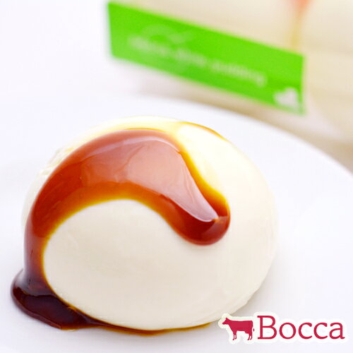 牧家 白いプリン 4個入 ソース付　ぼっか　bocca　デザート　スイーツ 北海道限定 お土産 お取り寄せ プレゼント お返しのサムネイル