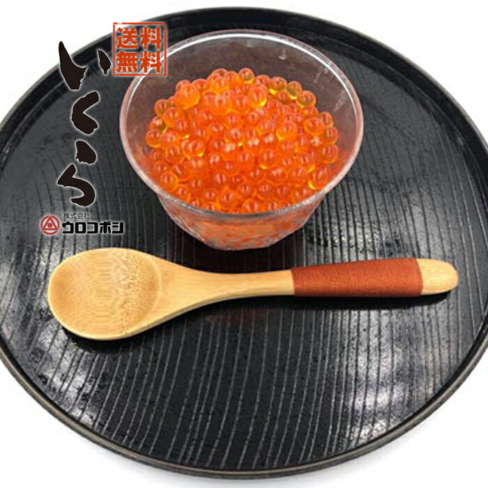 いくら醤油漬け送料無料500g(250gtimes;2)ウロコボシ北海道釧路市味付イクラ正油しょうゆふるさとの味魚卵鱒海鮮丼海産物鮭訳あり(箱なしパック状態)19358