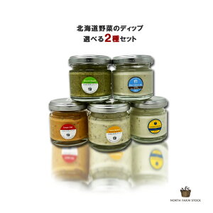 北海道野菜のディップ 選べるお試し2種セット 食べ比べ 送料無料 DIP ミニサイズトマトチリ、ブロッコリーワサビ、オニオンマスタード、ブルーチーズ、カマンベールチーズNORTH FARM STOCK ノースファームストック メディアで多数紹介