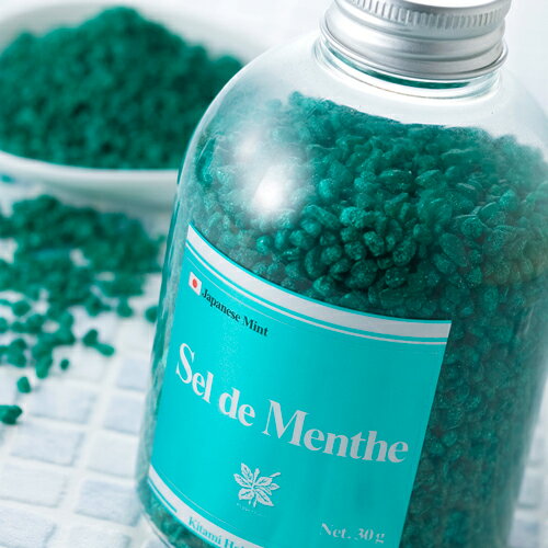 北見ハッカ通商 Sel de Menthe(セル・デ・メンタ) 徳用ボトル（和種ハッカの入浴剤）450g北海道お土産