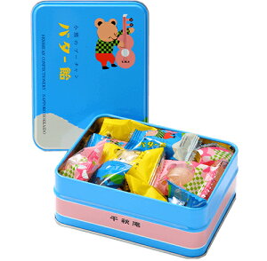 千秋庵 小熊のプーチャン バター飴 缶入り【プレゼント おみやげ 挨拶 ギフト 粗品 御挨拶 お土産 お菓子 景品 北海道】