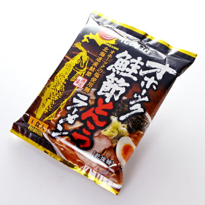 北海道 くしろキッチン 和商店 【割引送料込み】つらら オホーツクの鮭節とんこつラーメン乾燥麺 1食入 × 5個セット オホーツクの塩・北海道産 鮭節 使用 インスタントラーメン 北海道 ご当地ラーメン