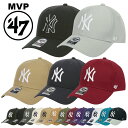 47 キャップ ニューヨーク・ヤンキース NY ロゴ MVP メンズ レディース 帽子 ブランド MLB ストリート 男女兼用 おしゃれ 野球帽 ベルクロ ア・...