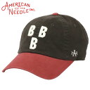 アメリカンニードル キャップ American Needle バーミンガム・ブラックバロンズ ニグロリーグ ロゴ 帽子 メンズ レディース 復刻 ローキャップ ...